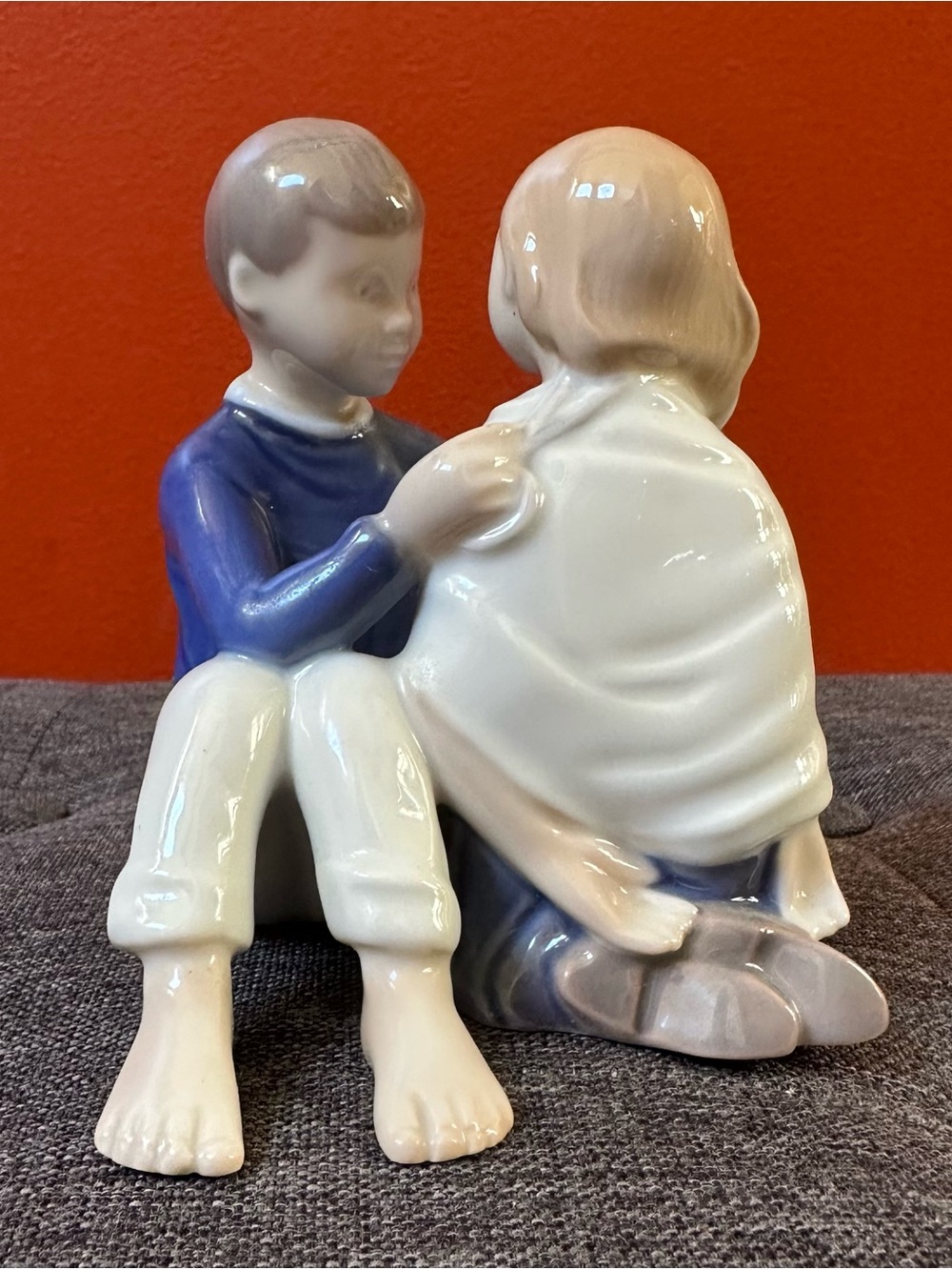 Bing & Grøndahl B & G Porcelain Figurine #2367 "The Little Hairdresser”